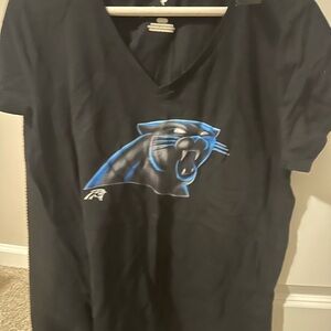 NWT Carolina Panthers Fanatics Black Graphic Tee